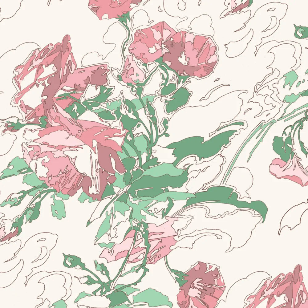 Lady Edith's Roses Wallcovering