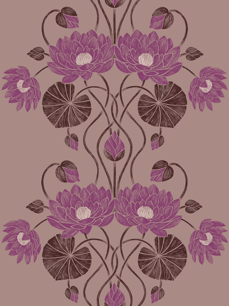 Water Lily Fineweave Wallcovering