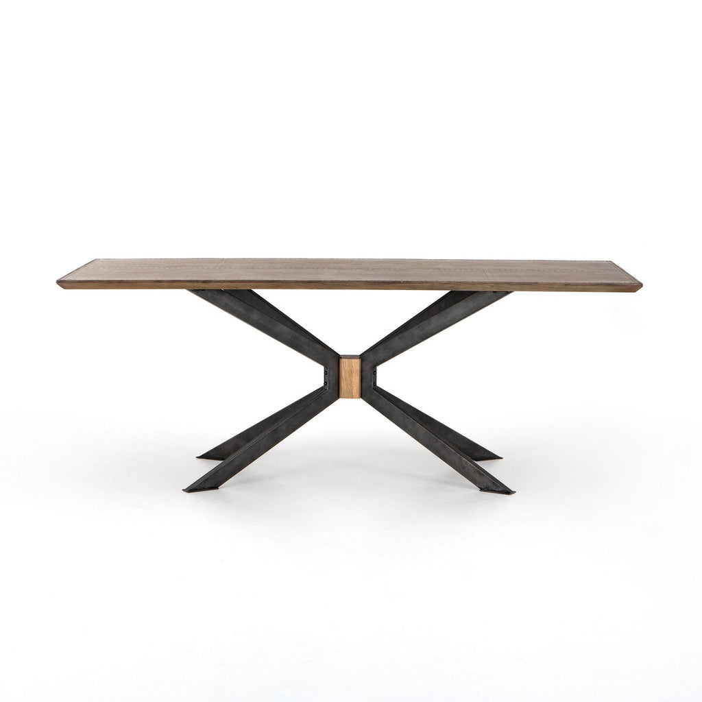 Spider Dining Table in Bright Brass Clad (CIMP-105)