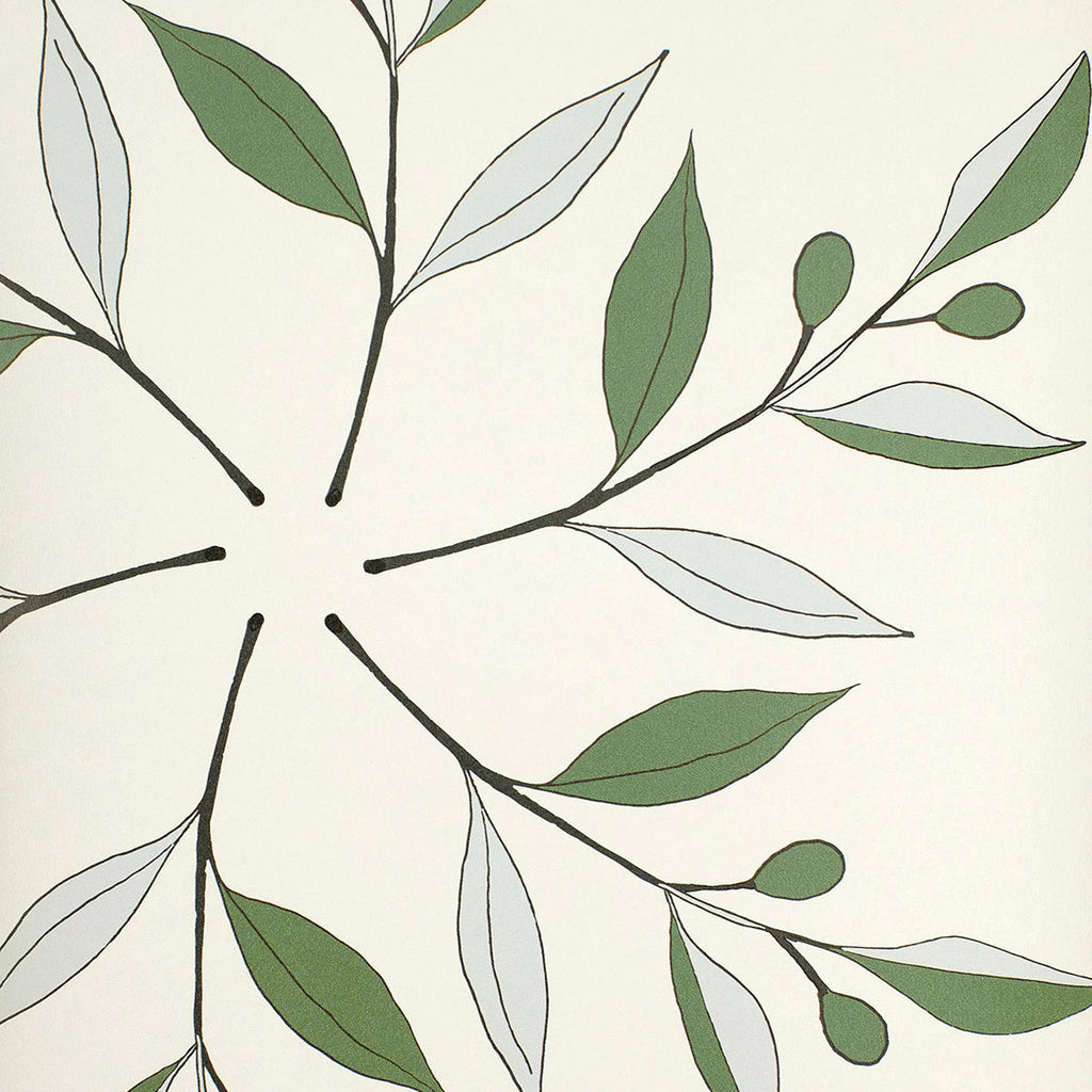 Laurel Wreath Wallcovering