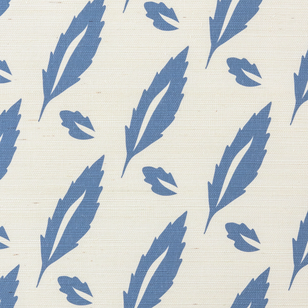 Marching Leaves Grasscloth Wallcovering