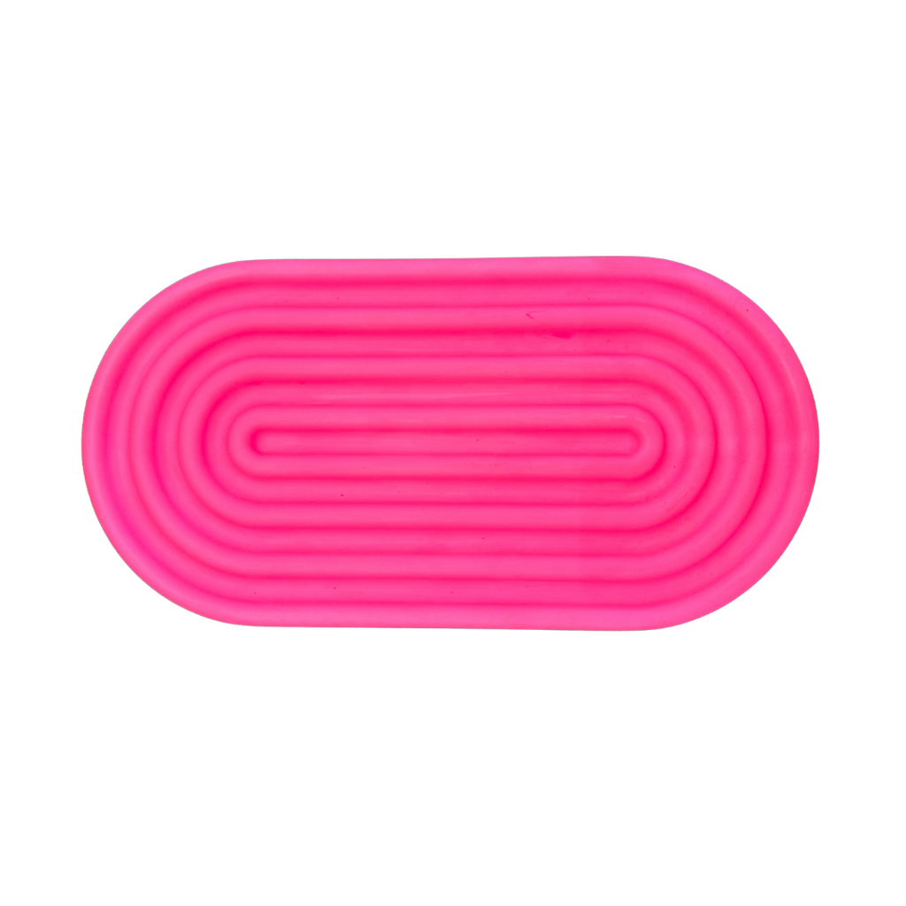 Neon Pink Jesmonite Tray, Large