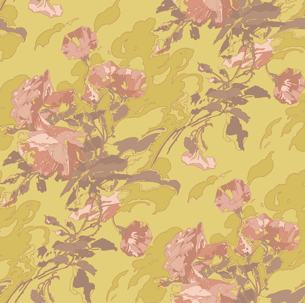 Lady Edith's Roses Wallcovering