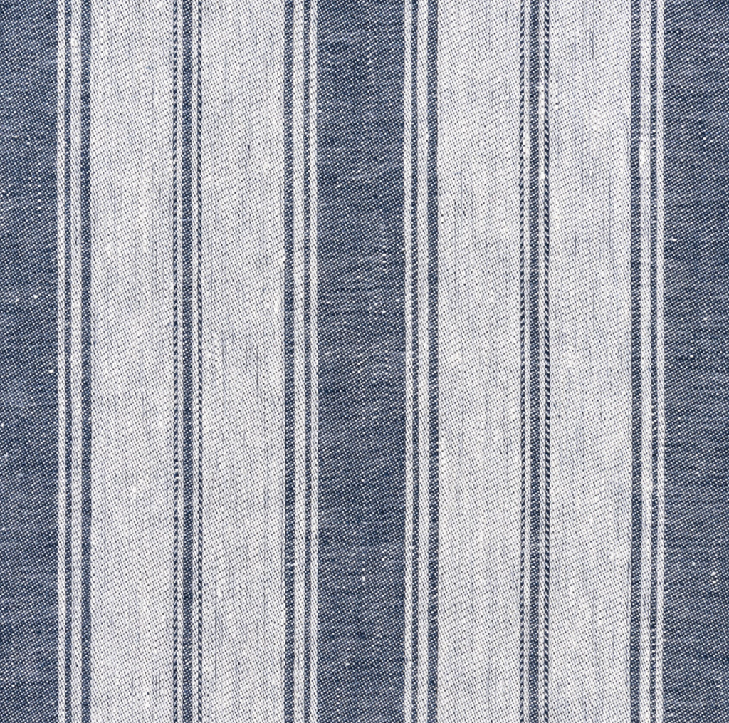 Lino Branca Stripe Textile
