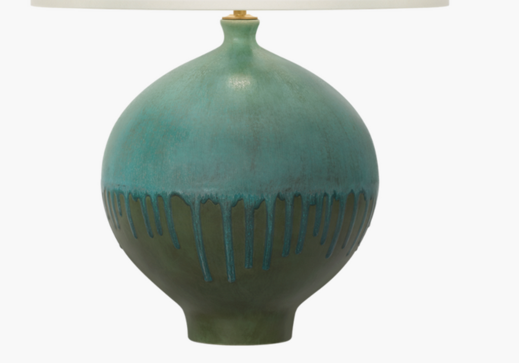 Gaios Table Lamp Base in Volcanic Verdi (ARN3610VV)