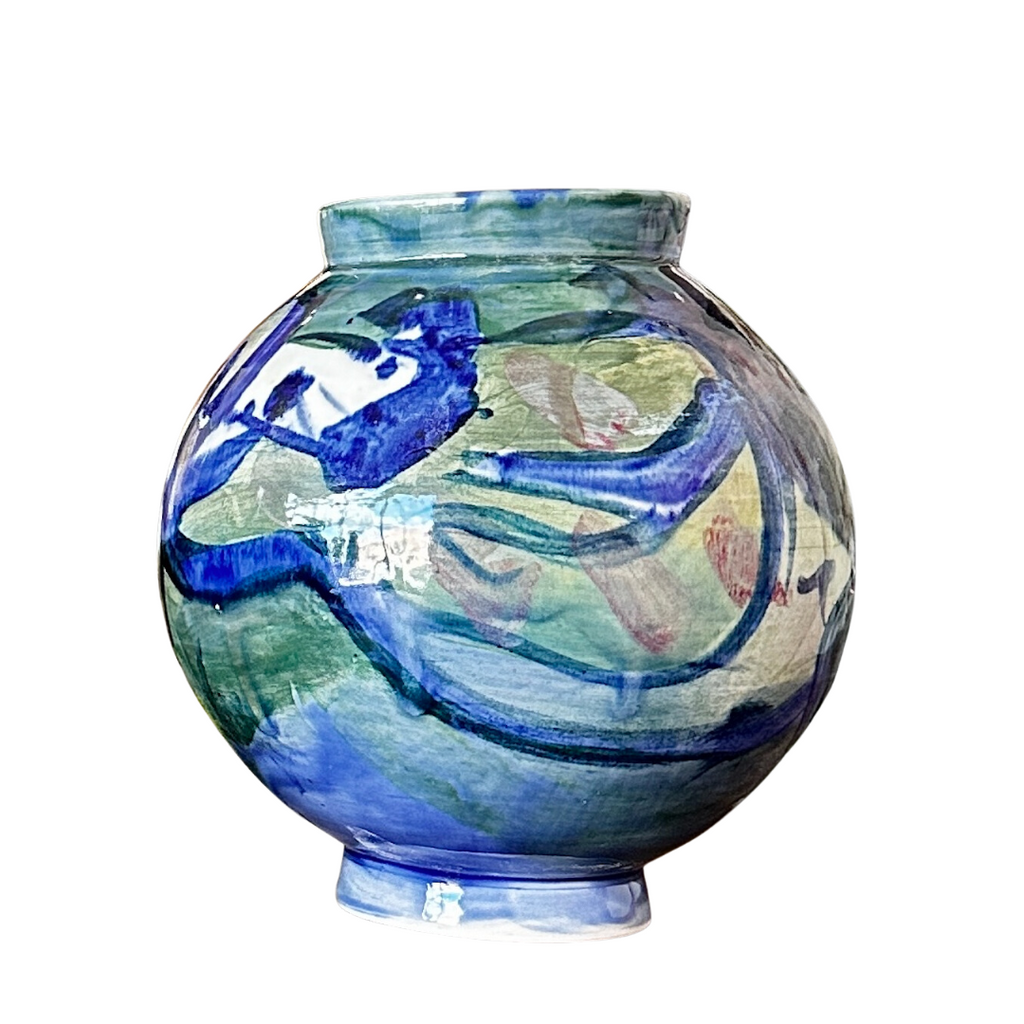 Small Moon Jar No. 9 Glazed Porcelain