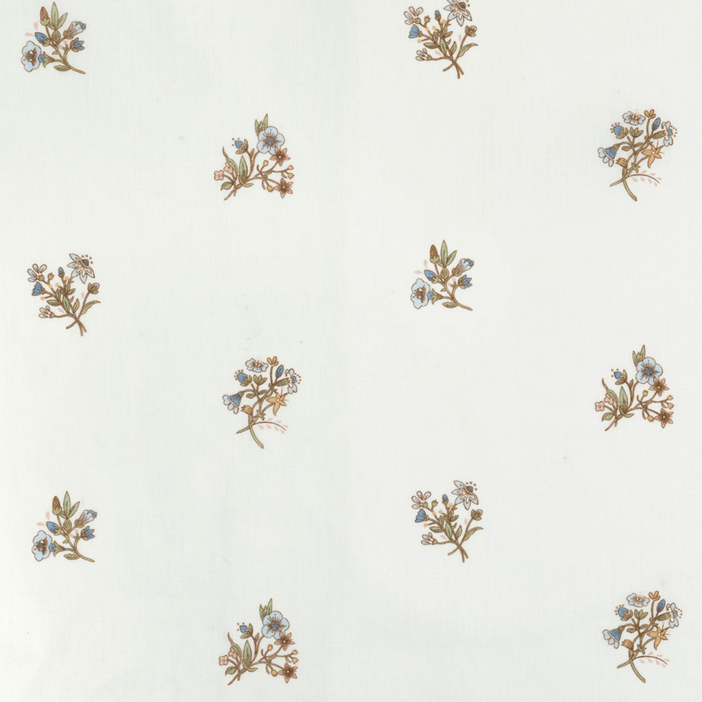 Flax & Field Posy Printed Linen Textile