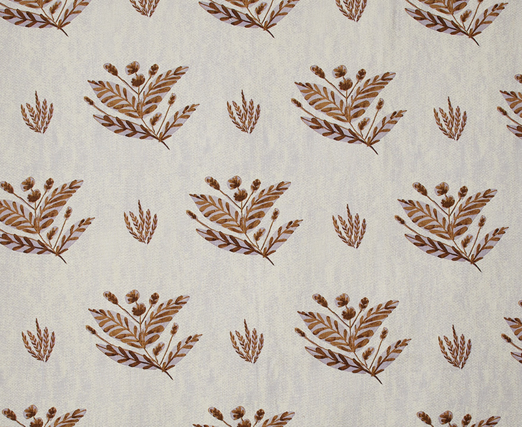 Emily Textile - Lavender Brown Textile