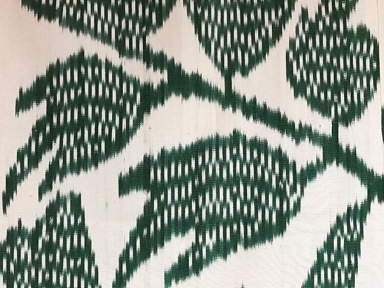 Tulu Textiles Bernadette on Silk/Cotton