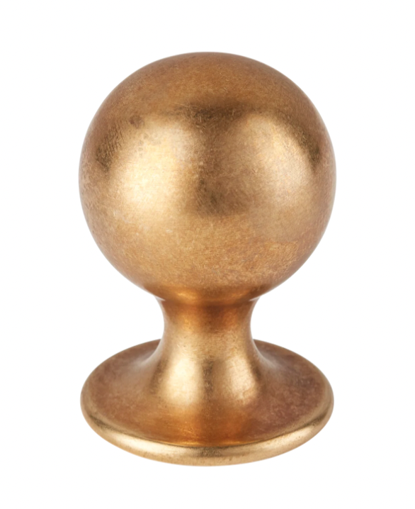 30 mm Latchford Cabinet Knobs in Burnished Brass