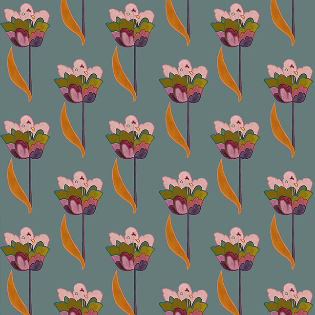 Tulips Wallcovering